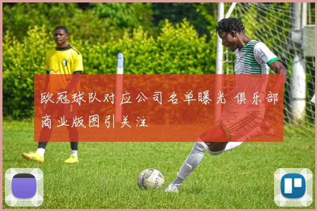 欧冠球队对应公司名单曝光 俱乐部商业版图引关注